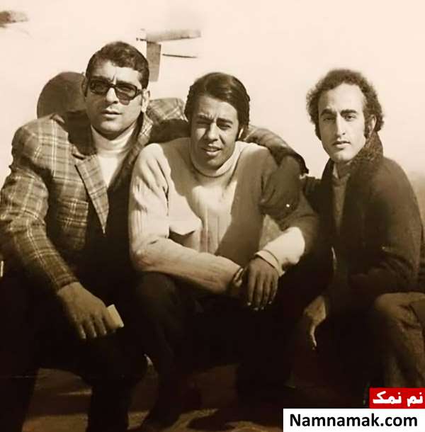 عکس جوانی حسین خانی بیک ، خسرو شکیبایی و تورج نصر