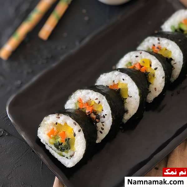سوشی بدون جلبک