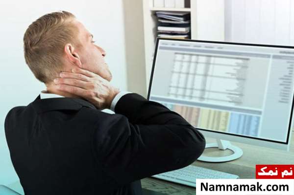 وضعیت صحیح بدن هنگام استفاده از کامپیوتر و رایانه