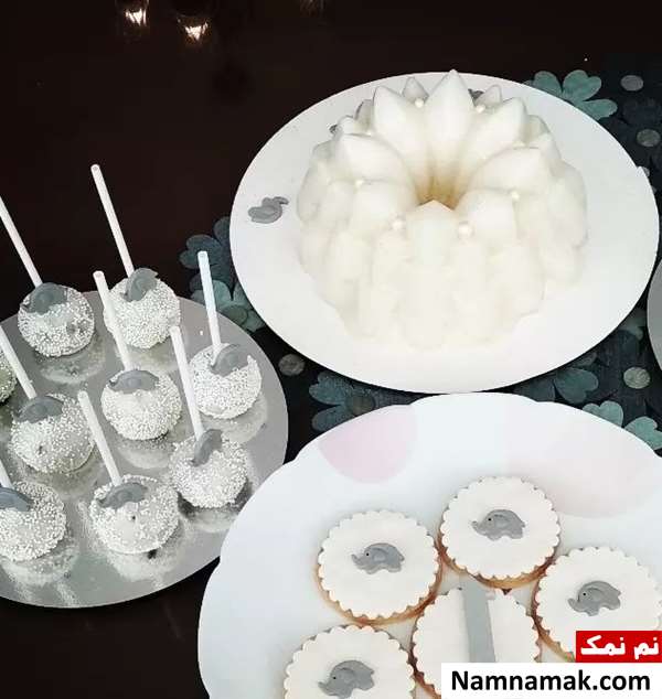  ژله سفید با خامه