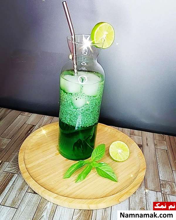شربت تخمه شربتی با گلاب