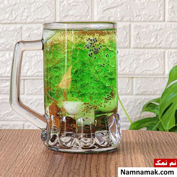 شربت تخمه شربتی با گلاب