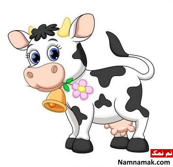 عکس نقاشی گاو با رنگ آمیزی عکس نقاشی گاو با رنگ آمیزی