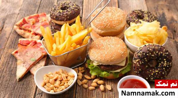 محتویات فست فودها