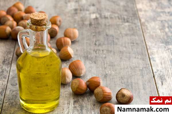 فایده و خواص روغن فندق برای بدن خواص روغن فندق بری سلامتی و پوست