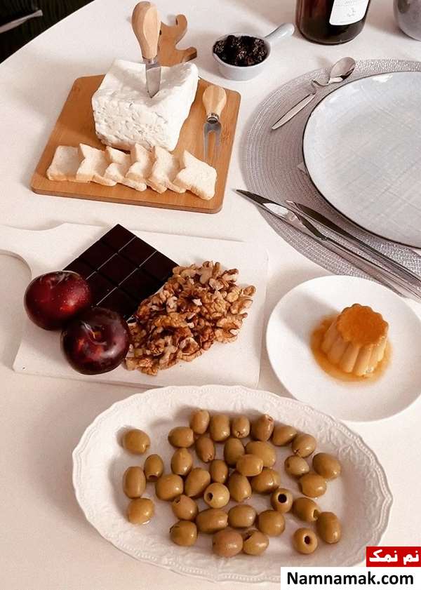 چیدمان میز صبحانه اداری