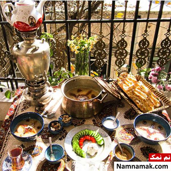 میز صبحانه ایرانی