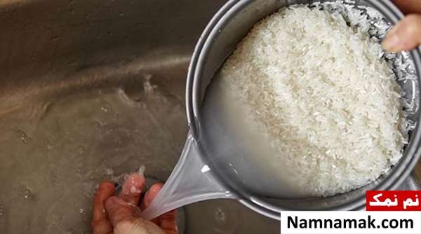 طرز تهیه و استفاده ماسک آب برنج برای چاقی صورت طرز تهیه و استفاده ماسک آب برنج برای چاقی صورت