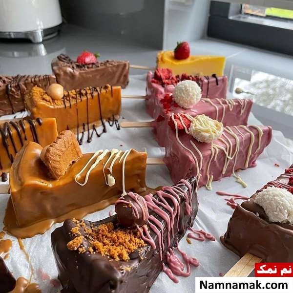 کیک بستنی یخچالی
