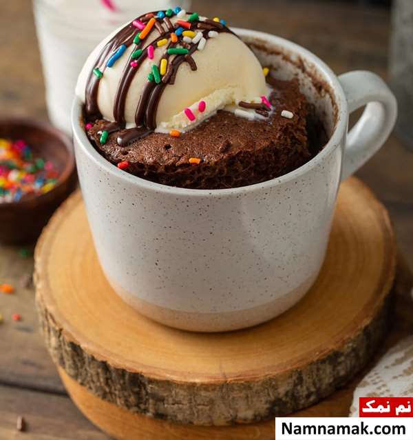 کیک بستنی فنجانی