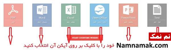 آموزش تصویری شمارش تعداد کلمات فایل(PDF-Word-TXT-Excel-Power Point)