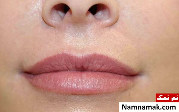 تاتو خط لب طبیعی
