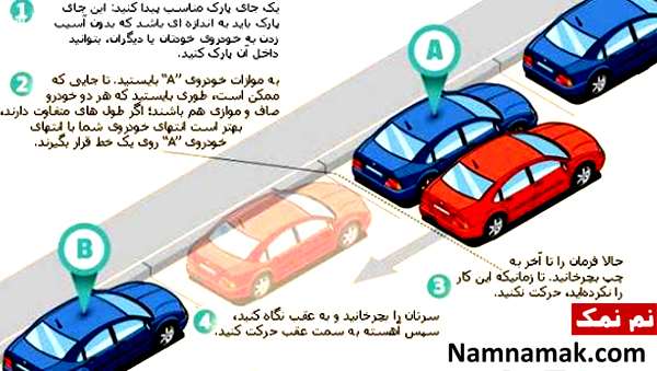 نحوه پارک دوبل از سمت راننده