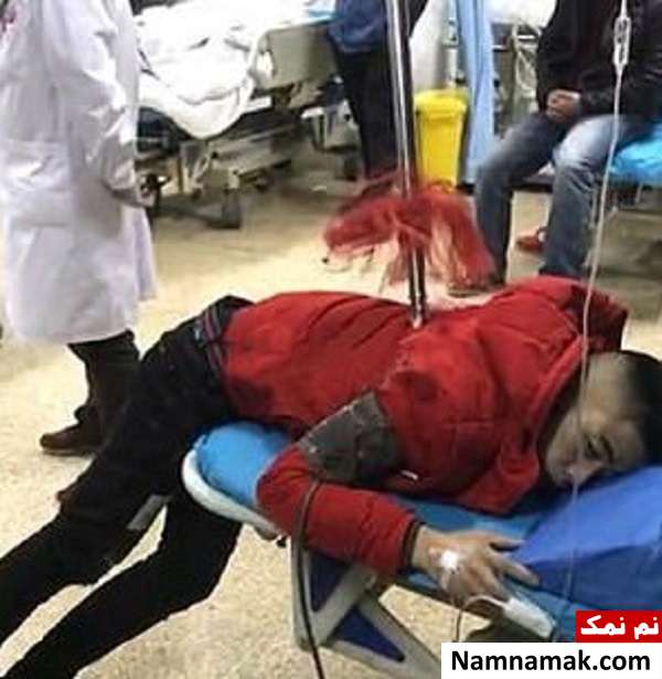 فرو کردن نیزه در کمر مسافر