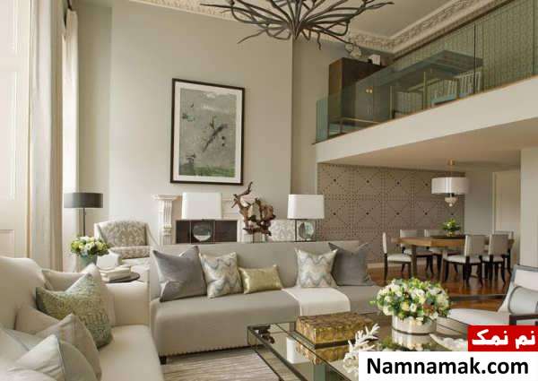 دکوراسیون بی نظیر پذیرایی دوبلکس
