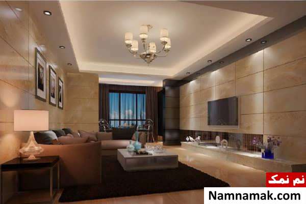 دکوراسیون اتاق پذیرایی مدرن و شیک
