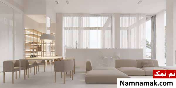 دکوراسیون شیک و مدرن سالن پذیرایی 