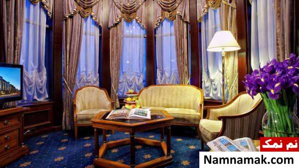 انواع اتاق پذیرایی لوکس سلطنتی
