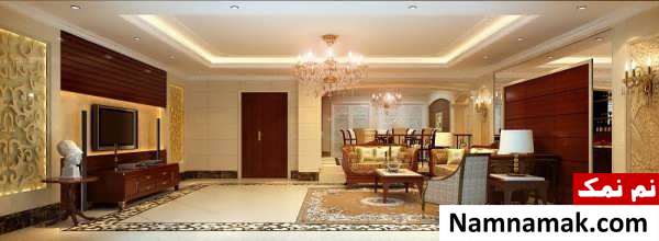 اتاق پذیرایی باشکوه سلطنتی