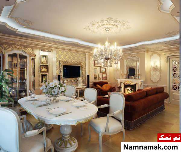 طرح های سالن پذیرایی سلطنتی