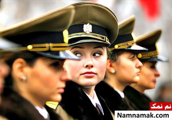 زیباترین دختران جهان در خدمت ارتش های نظامی