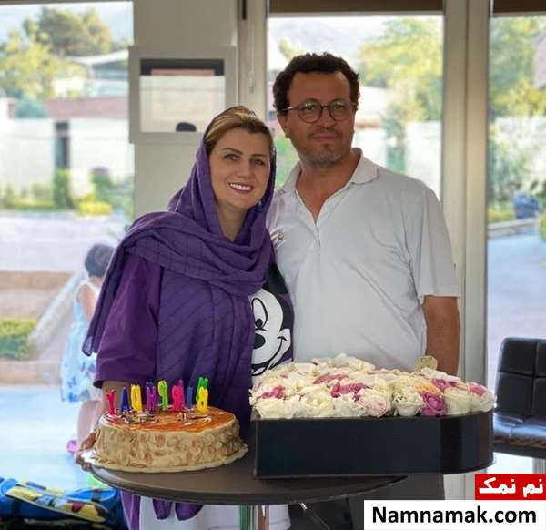 نگار صیادی و همسرش حسن کریمیان