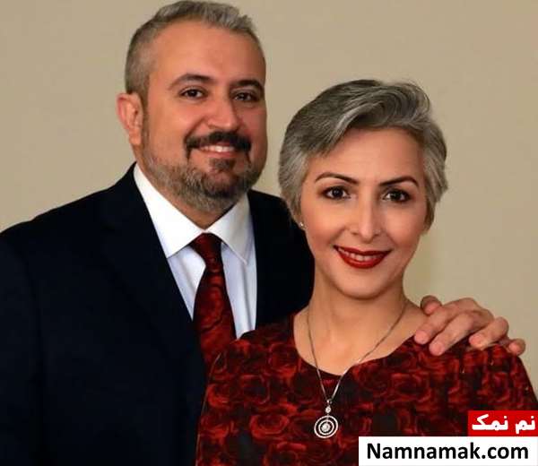 نیک آهنگ کوثر و همسرش نیلوفر معزی