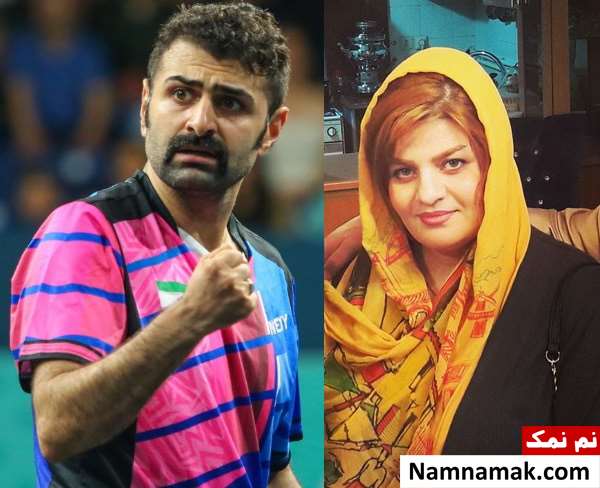 نوشاد عالمیان و مادرش
