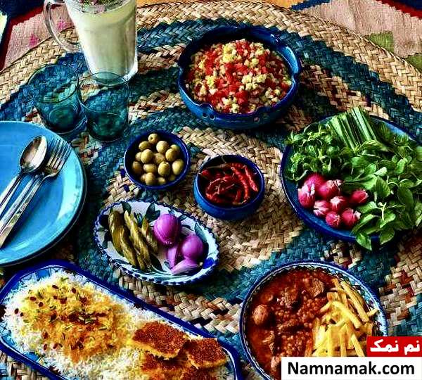 آشپزی ایرانی سفره سلطانی نوشته ریحانه قدس طینت