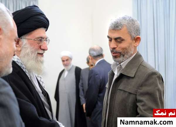 زندگینامه یحیی سنوار رهبر حماس و همسرش یحیی سنوار و آیت الله سیدعلی خامنه ای