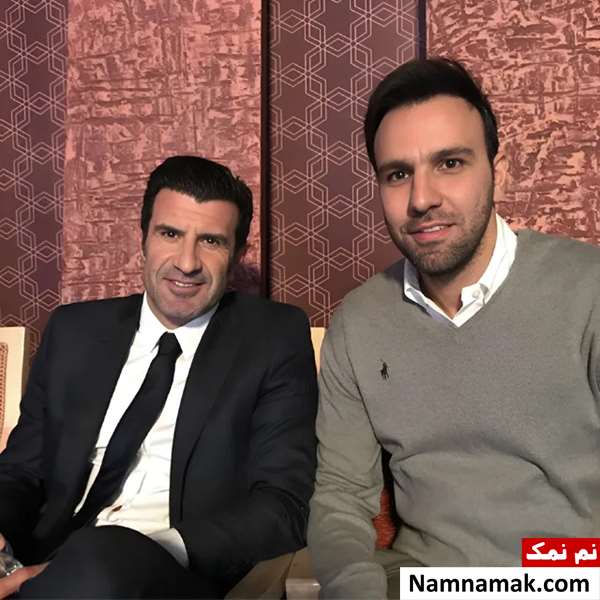 محسن خلیلی و لوئیس فیگو