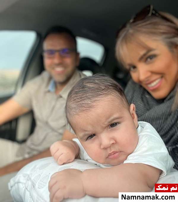محسن خلیلی و همسرش