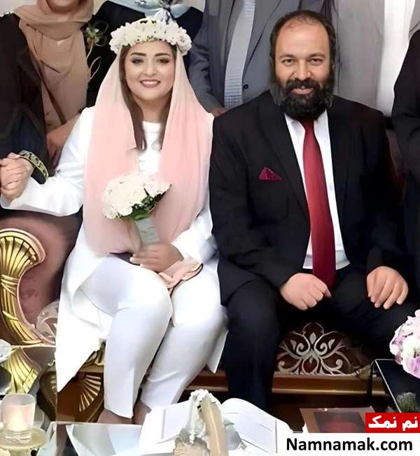 زندگینامه علی اوجی و همسرش مراسم عقد علی اوجی و نرگس محمدی