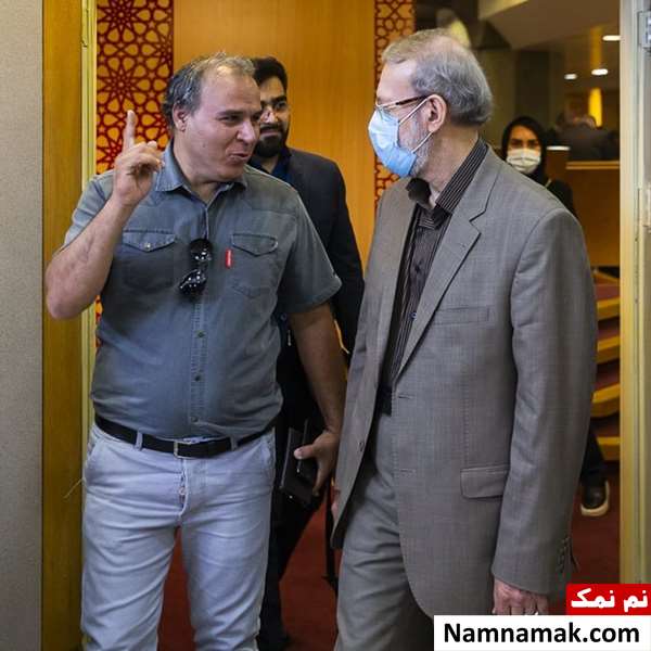 زندگینامه حمیدرضا مهدیزاده و همسرش حمیدرضا مهدی زاده و علی لاریجانی