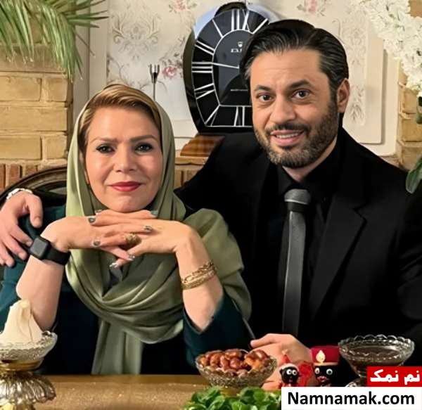 روزبه معینی و مادرش