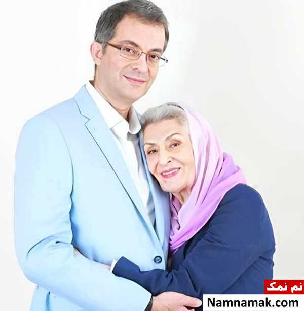 شاهرخ رزمجو و مادرش ژاله علو