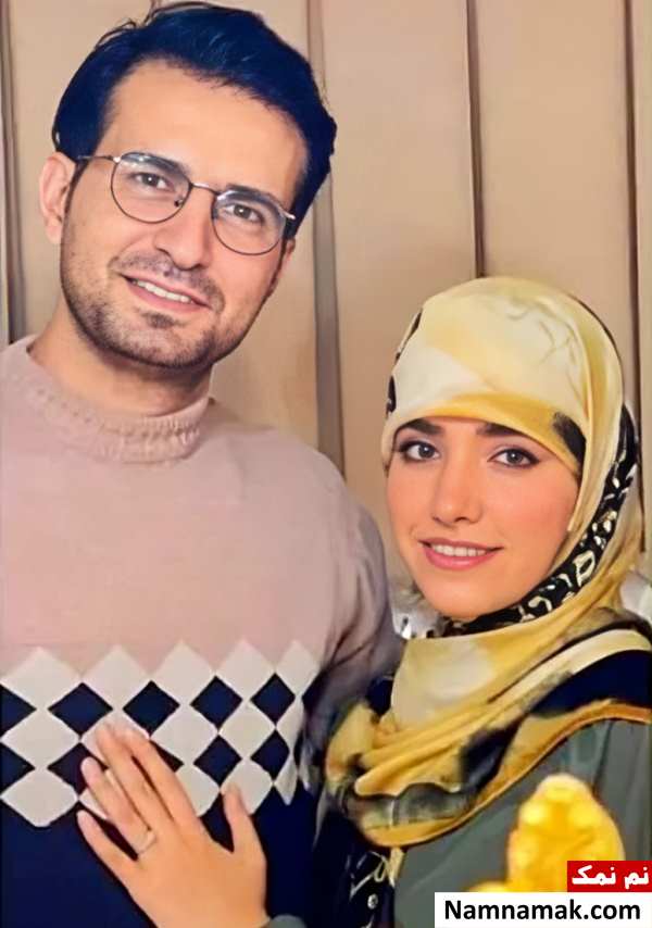 امیر عضد و همسرش سمانه سیاهوشی