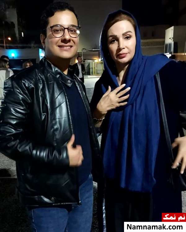 نسرین نکیسا بازیگر نقش مرضیه زن مصطفی در سریال سوجان