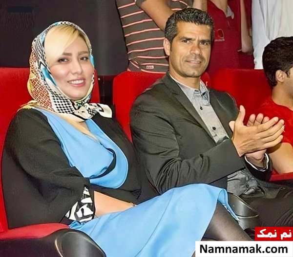 هادی ساعی و همسرش کمند صادقی