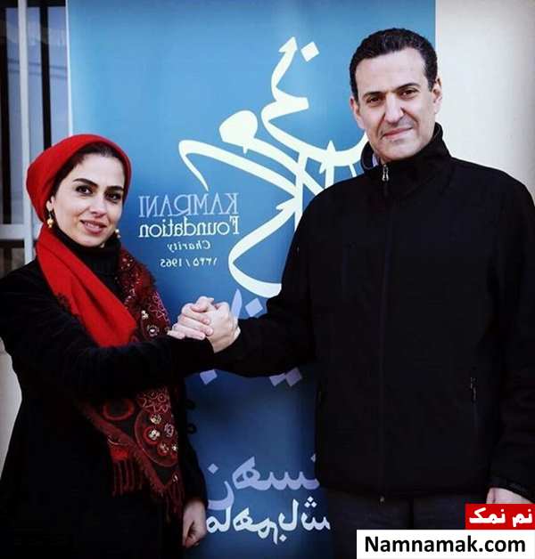 تینا پاکروان و همسر اولش فریبرز کامرانی