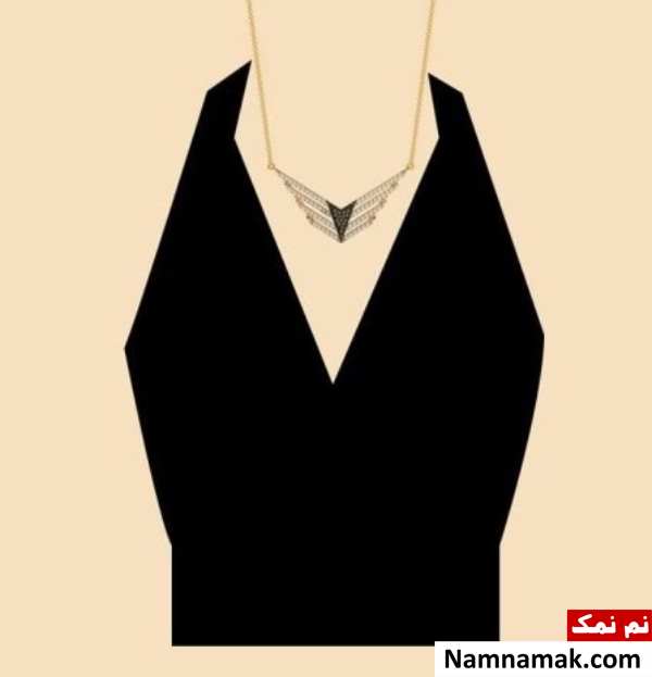 انواع گردنبند برای یقه هفت
