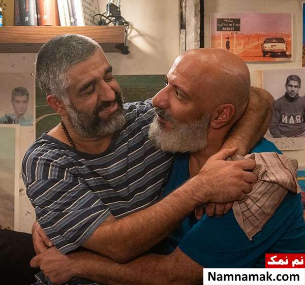 پژمان جمشیدی و امیر جعفری در فیلم دایناسور