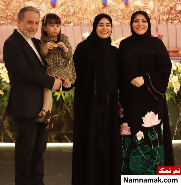 آرزو احمدوند همسر دوم عباس عراقچی و فرزندش