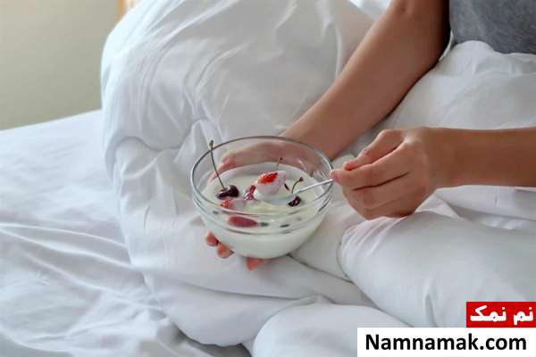خوردن ماست قبل از خواب برای لاغری