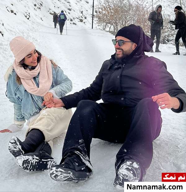 سونیا حسینی و همسرش
