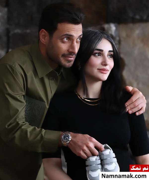 عکس بارداری همسر شجاع خلیل زاده