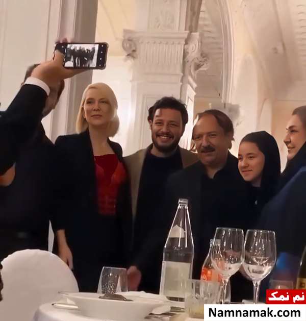 کیت بلانشت و جواد عزتی