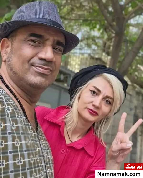  نصرالله رادش و همسرش