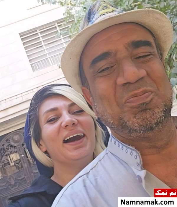 نصرالله رادش و همسرش آرزو محمود