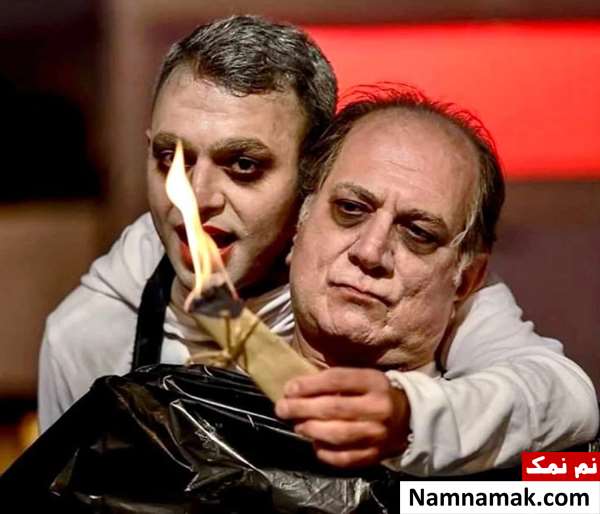 آتیلا پسیانی و صابر ابر در نمایش کالیگولا